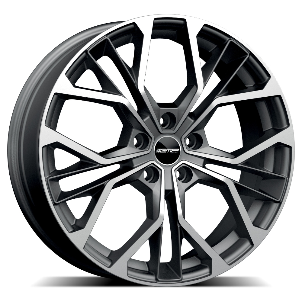 Cerchi in lega GMP modello MATISSE finitura MATT ANTHRACITE DIAMOND dimensione 7,5x20