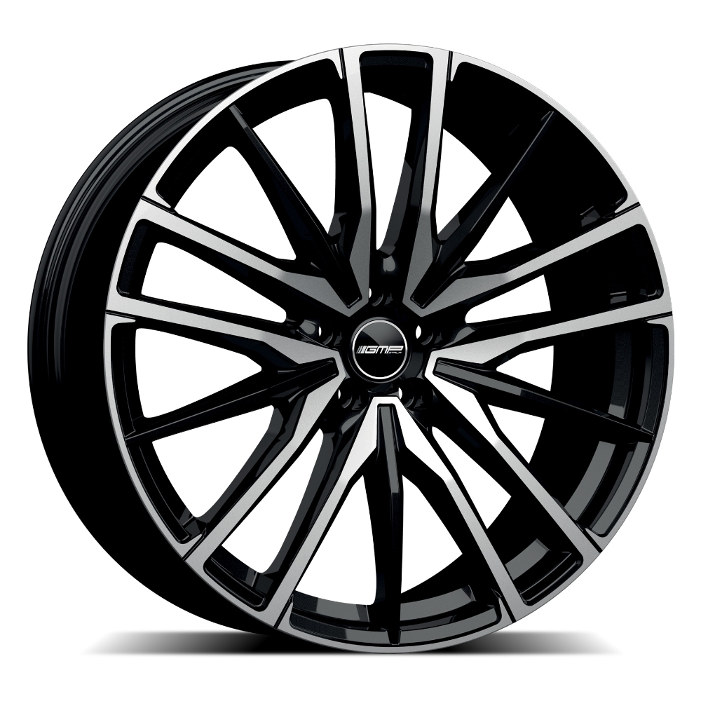 Cerchi in lega GMP modello SPARTA finitura BLACK DIAMOND dimensione 9x20