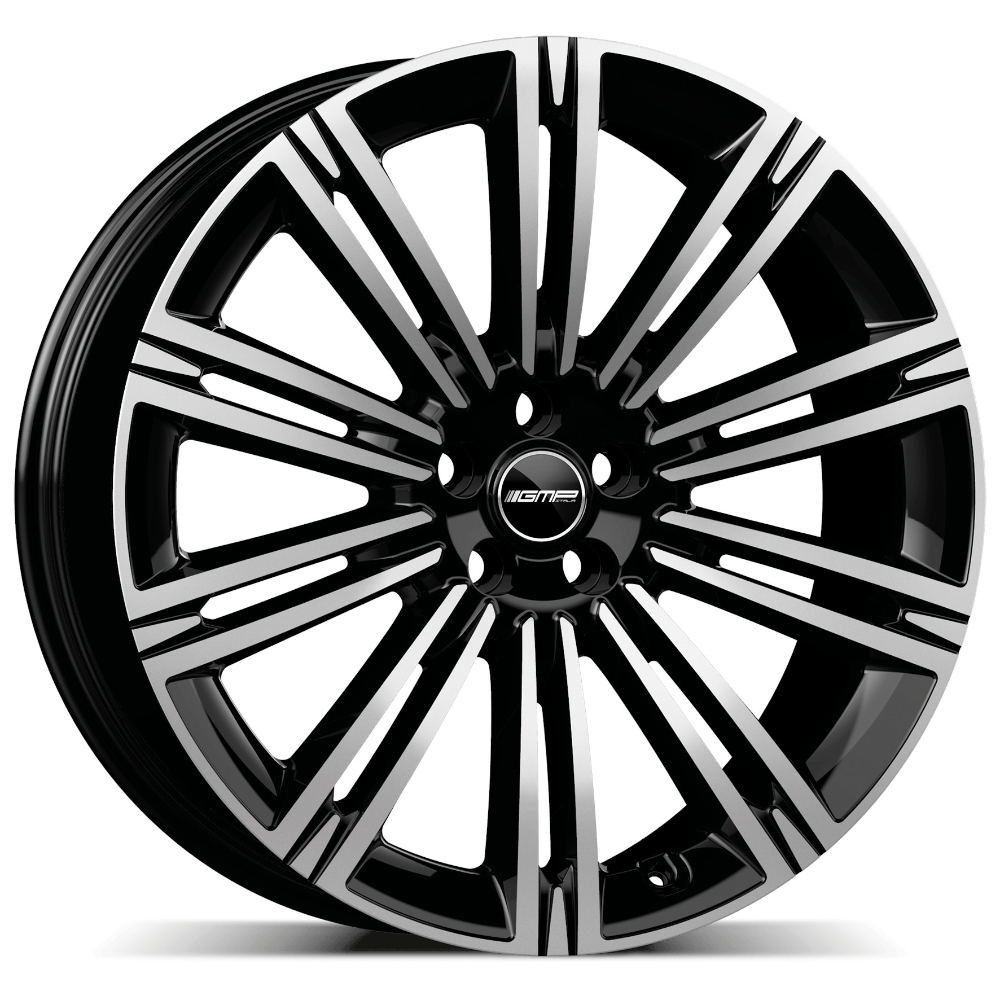 Cerchi in lega GMP modello EXPERIENCE finitura BLACK DIAMOND dimensione 9,5x22