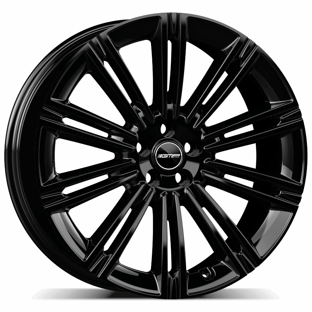 Cerchi in lega GMP modello EXPERIENCE finitura GLOSSY BLACK dimensione 9,5x22
