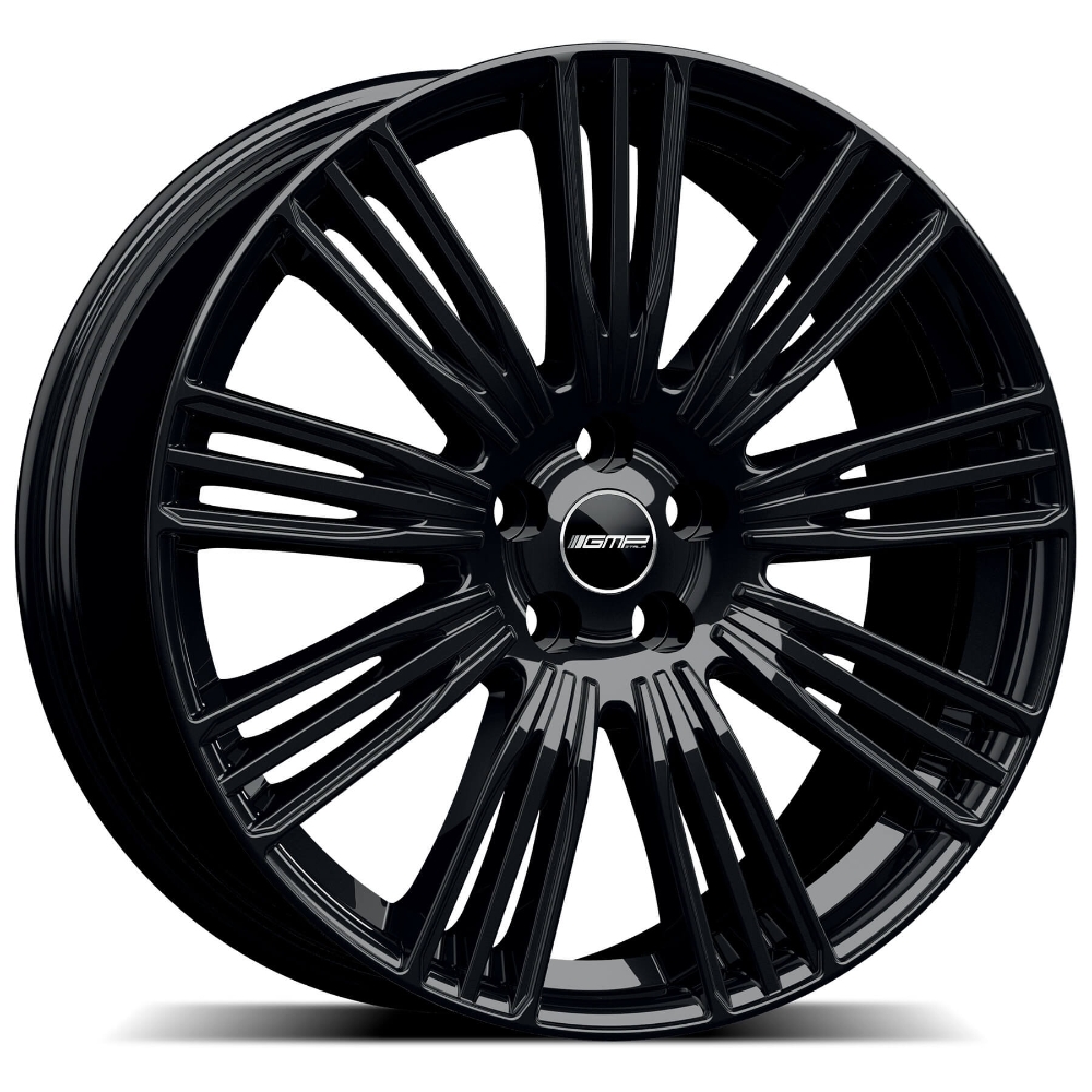 Cerchi in lega GMP modello COVENTRY finitura GLOSSY BLACK dimensione 9,5x22