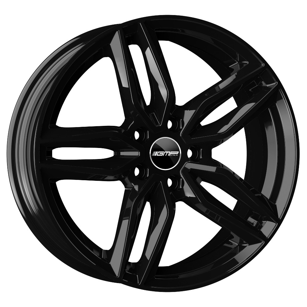 Cerchi in lega GMP modello FASTEN finitura GLOSSY BLACK dimensione 8,5x20