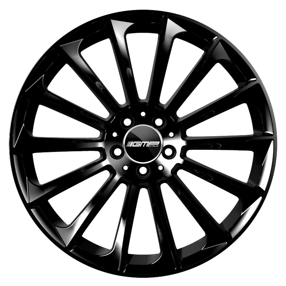 Cerchi in lega GMP modello STELLAR finitura GLOSSY BLACK dimensione 9x22