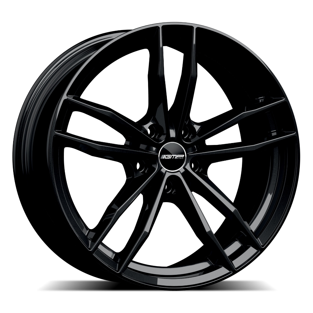 Cerchi in lega GMP modello SWAN finitura GLOSSY BLACK dimensione 8x19