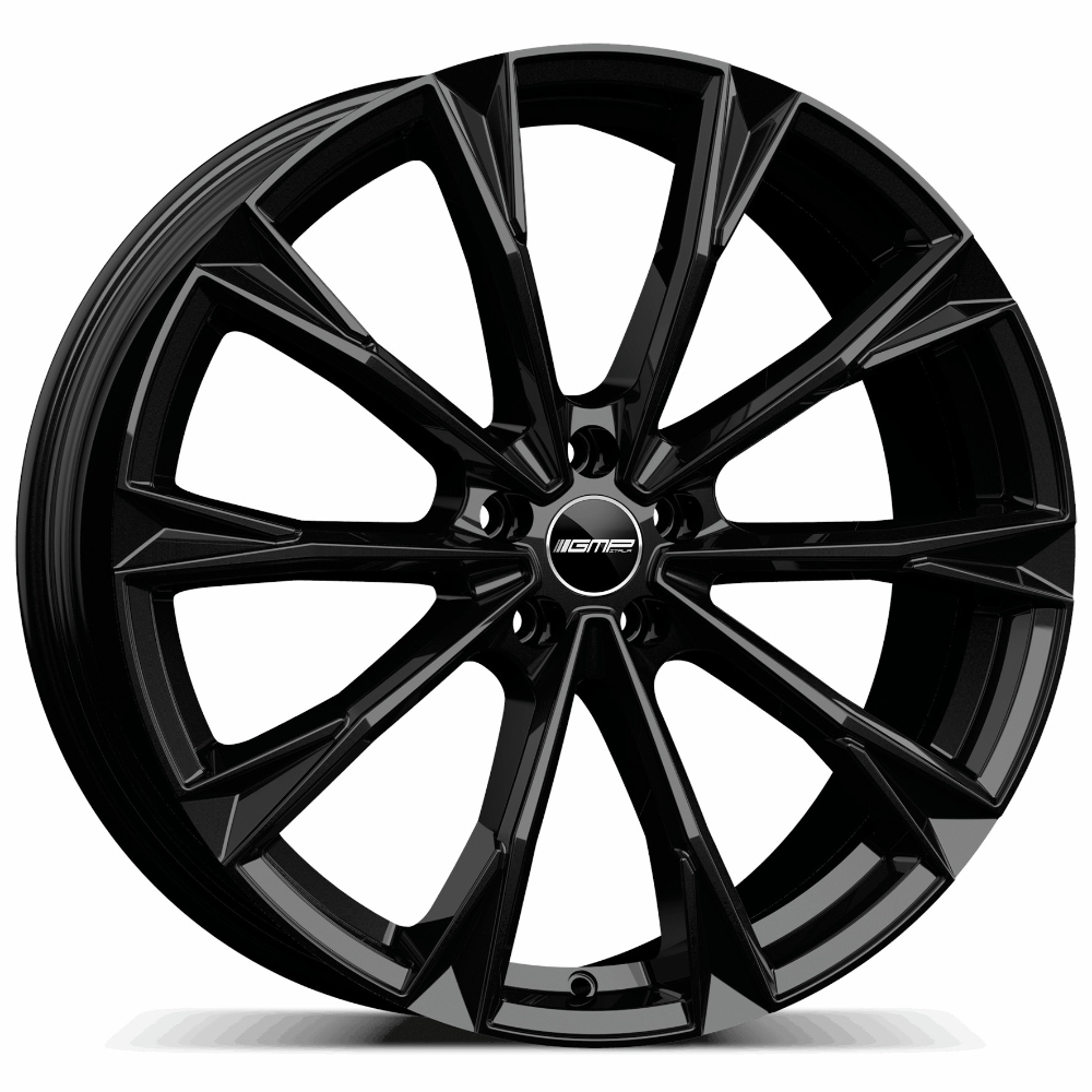 Cerchi in lega GMP modello TOTALE finitura GLOSSY BLACK dimensione 10,5x21