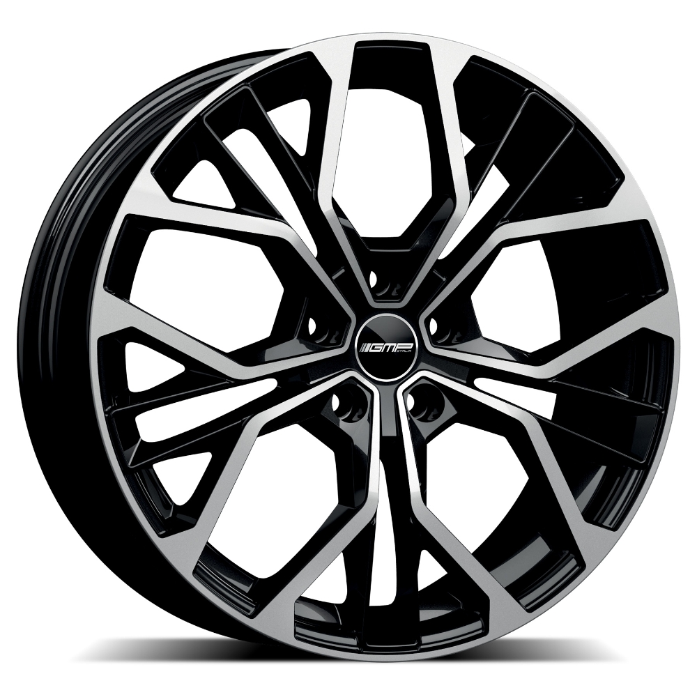 Cerchi in lega GMP modello MATISSE-S finitura BLACK DIAMOND dimensione 8,5x18