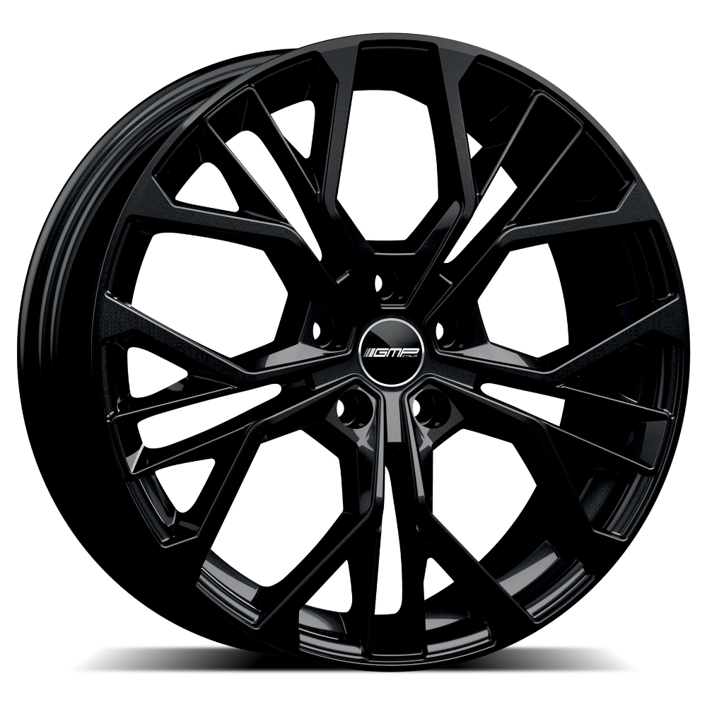 Cerchi in lega GMP modello MATISSE-S finitura GLOSSY BLACK dimensione 8x18
