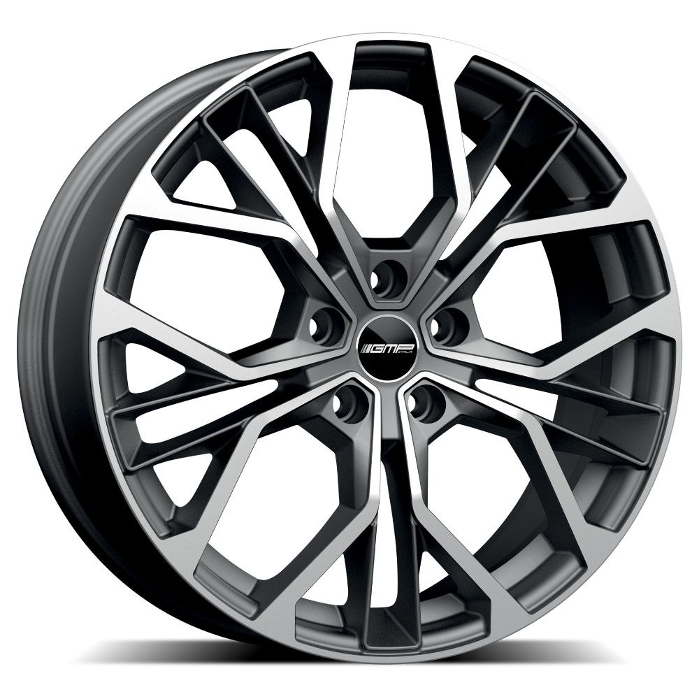 Cerchi in lega GMP modello MATISSE-S finitura MATT ANTHRACITE DIAMOND dimensione 8,5x18