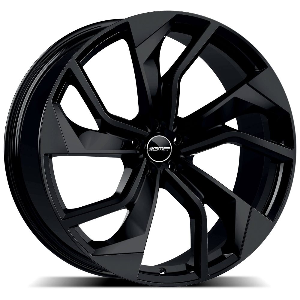 Cerchi in lega GMP modello REBEL finitura GLOSSY BLACK dimensione 10x21