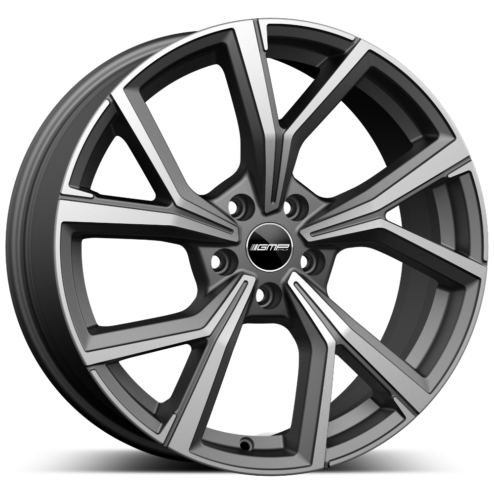 Cerchi in lega GMP modello MENTOR finitura MATT ANTHRACITE DIAMOND dimensione 10x20