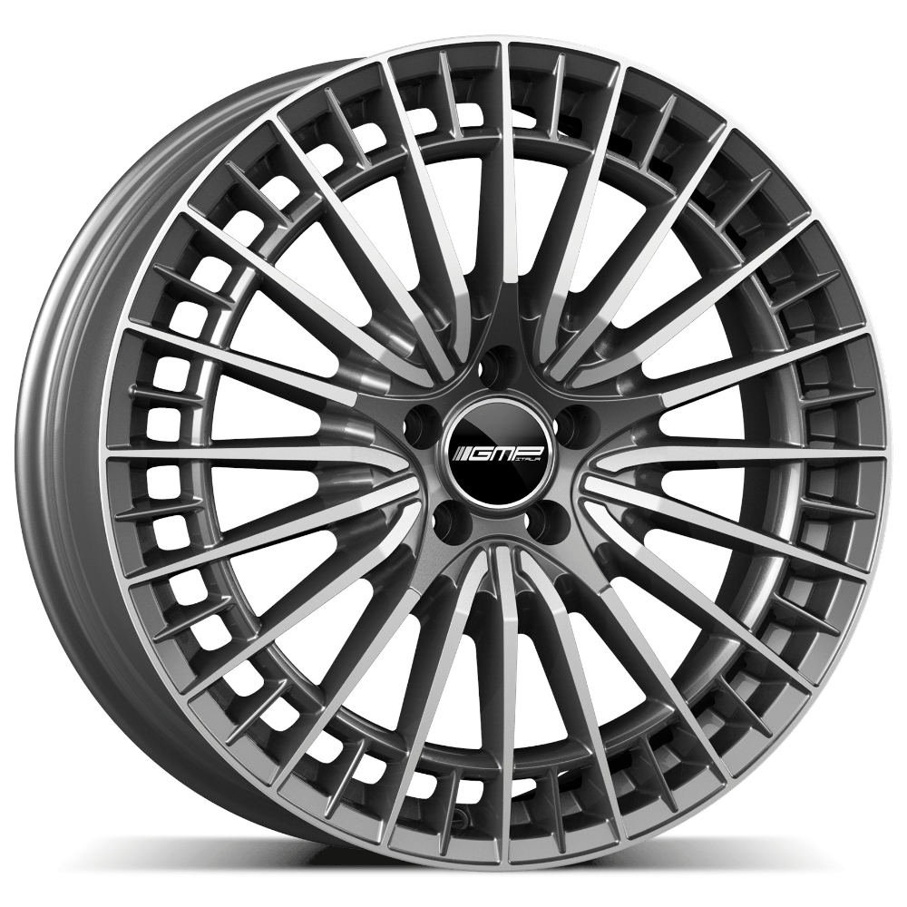 Cerchi in lega GMP modello QSTAR finitura ANTHRACITE DIAMOND dimensione 9x19
