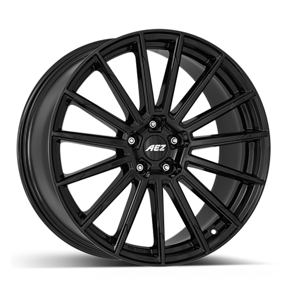 Cerchi in lega AEZ modello ATLANTA BLACK finitura BLACK dimensione 7,5x17