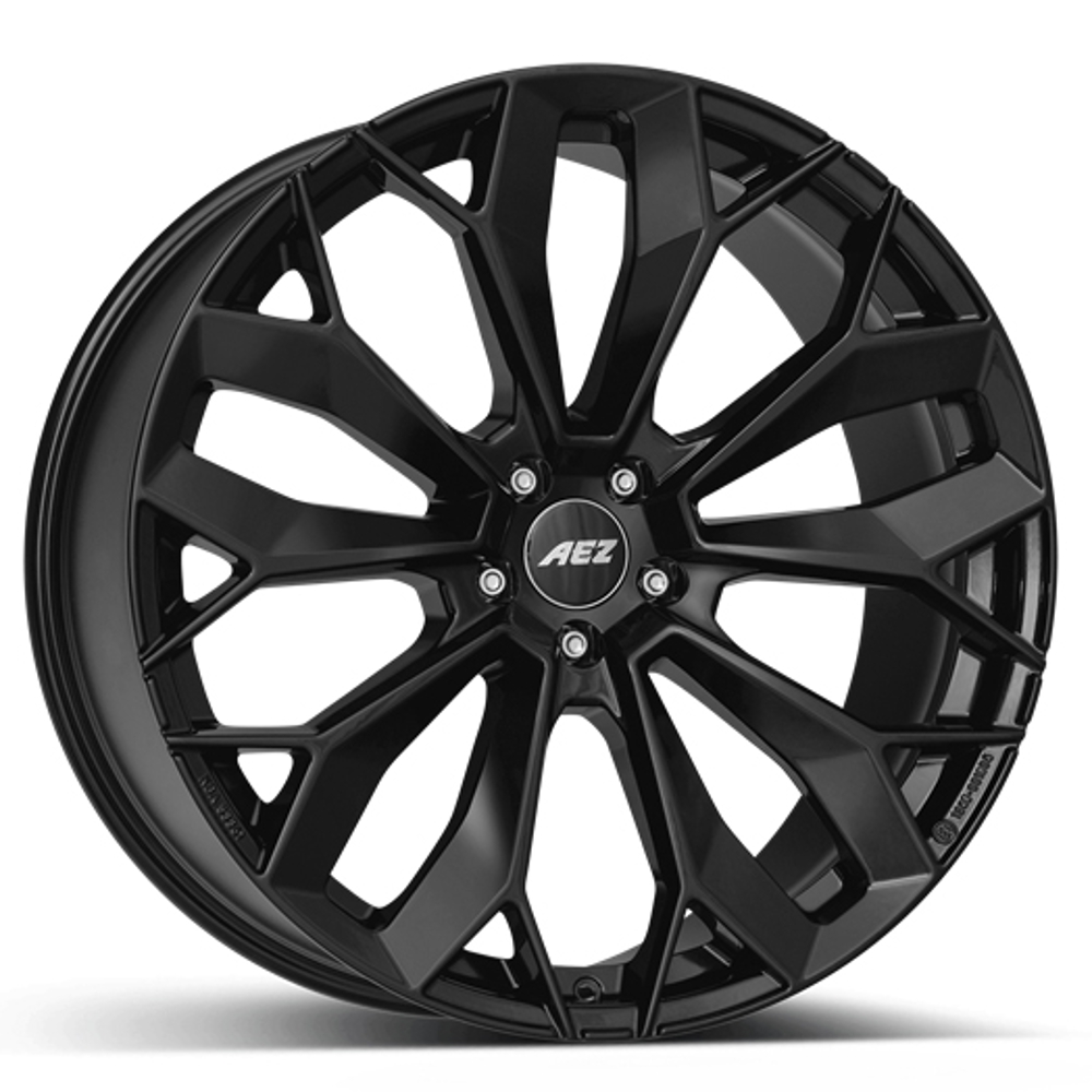 Cerchi in lega AEZ modello LEIPZIG BLACK finitura BLACK dimensione 9x20