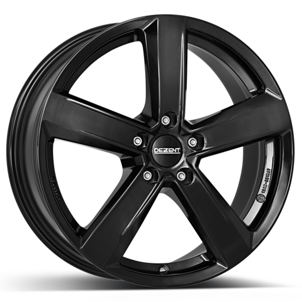 Cerchi in lega DEZENT modello TU BLACK finitura BLACK dimensione 6,5x17