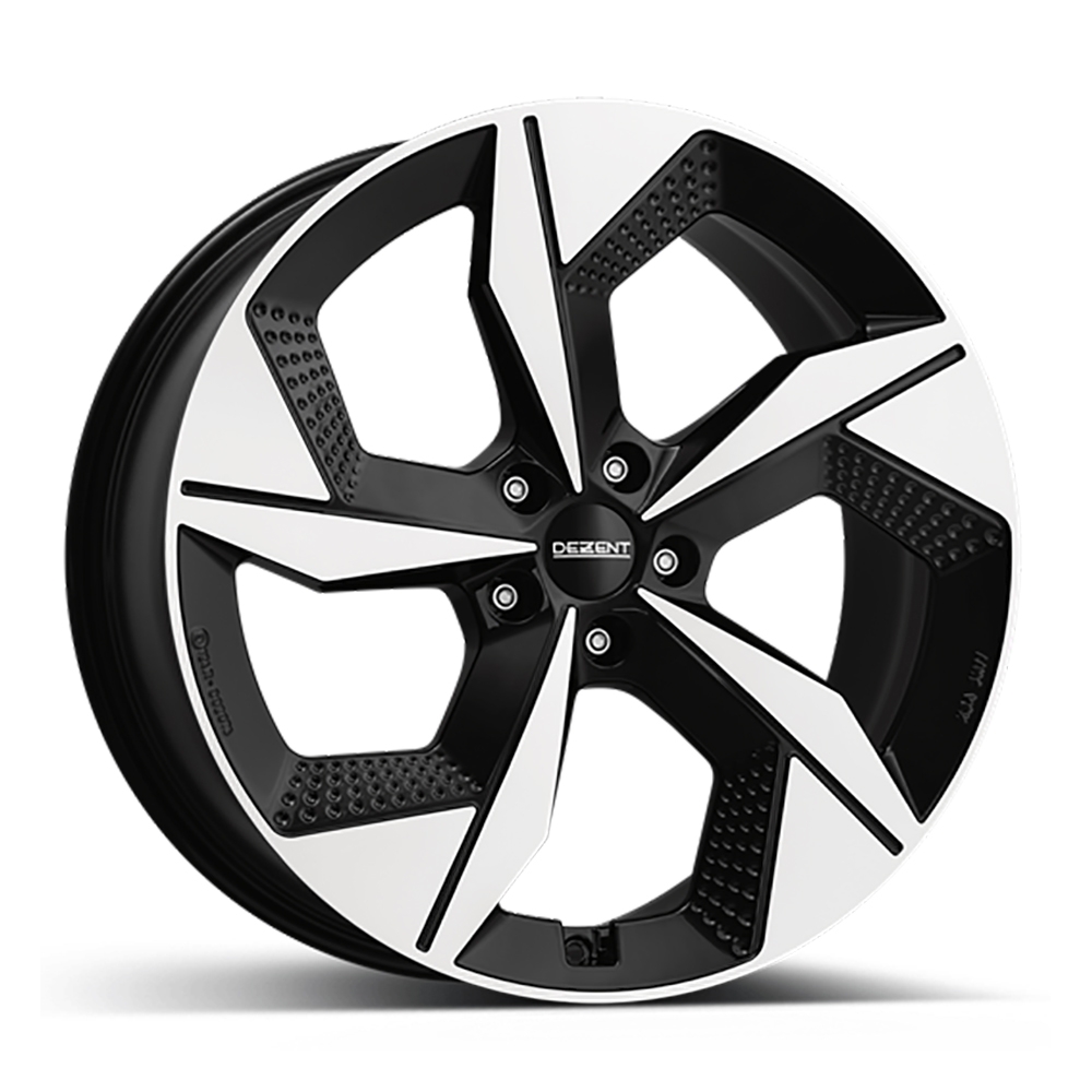 Cerchi in lega DEZENT modello AO DARK finitura BLACK/POLISHED dimensione 8x20