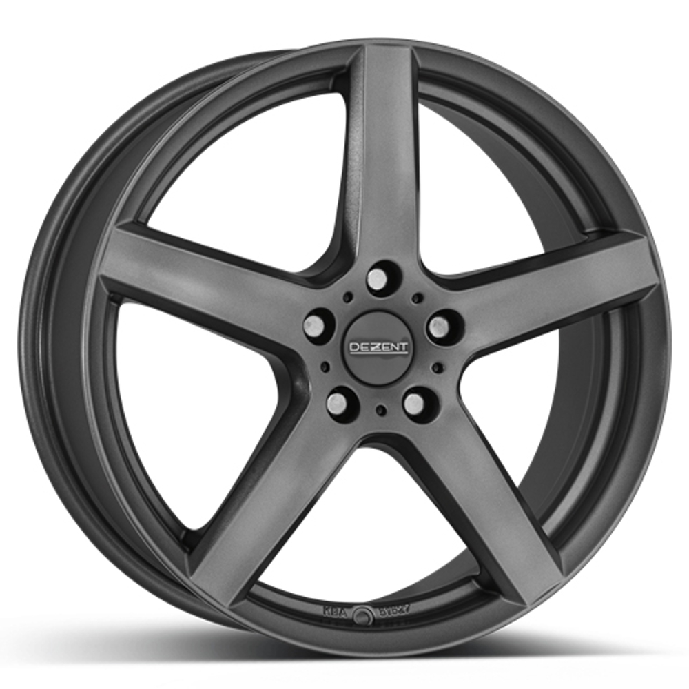 Cerchi in lega DEZENT modello TY GRAPHITE finitura GRAPHITE MATT dimensione 6,5x16