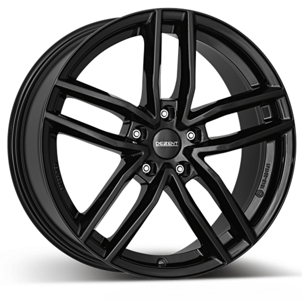 Cerchi in lega DEZENT modello TR BLACK finitura BLACK dimensione 7,5x18