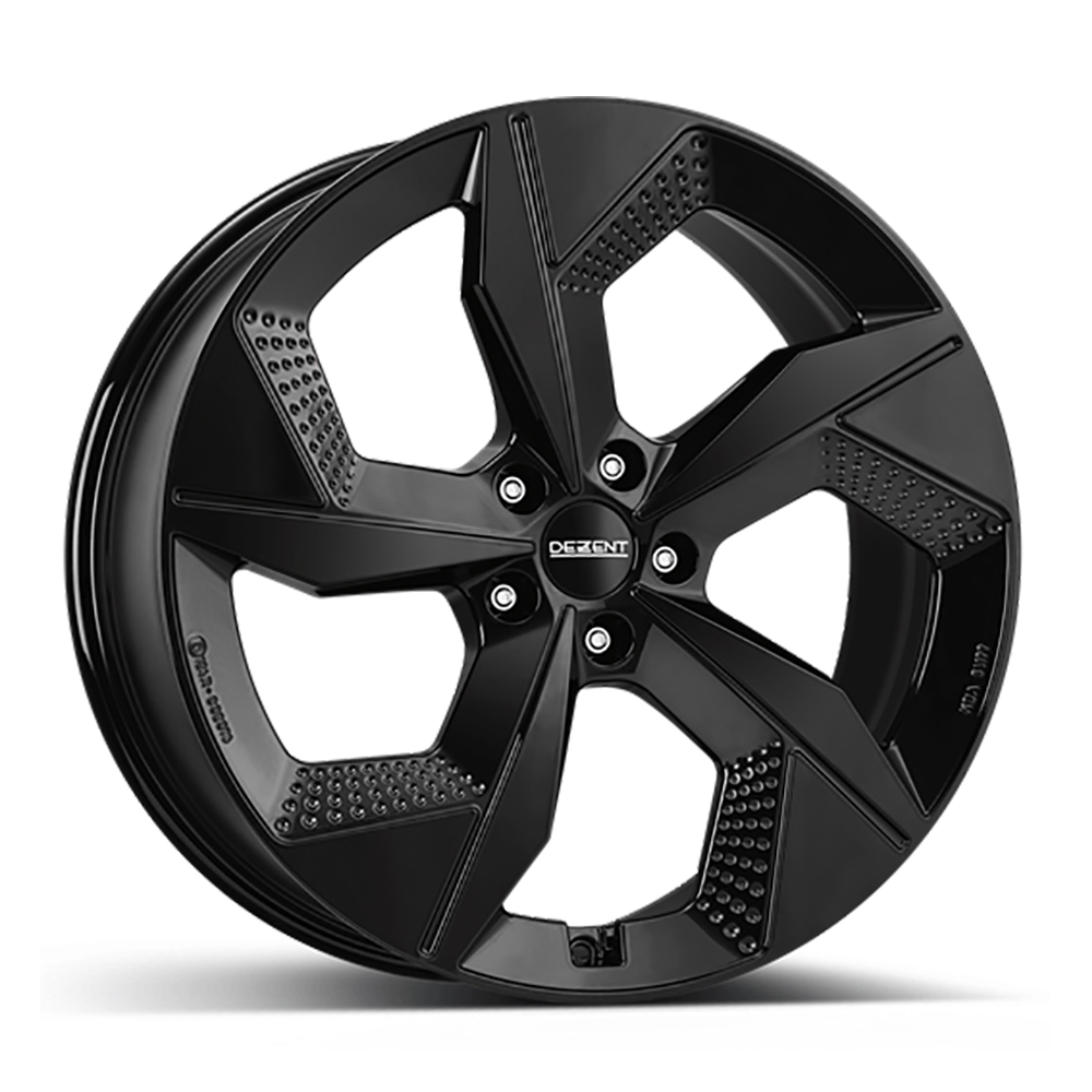 Cerchi in lega DEZENT modello AO BLACK finitura BLACK dimensione 8x20