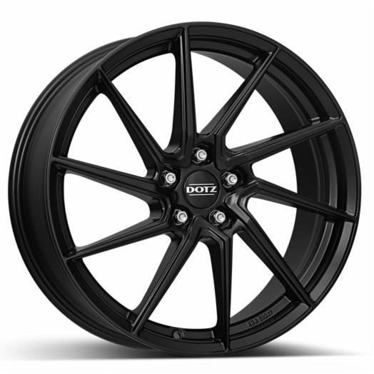 Cerchi in lega DOTZ modello SPA BLACK finitura BLACK MATT dimensione 7,5x17