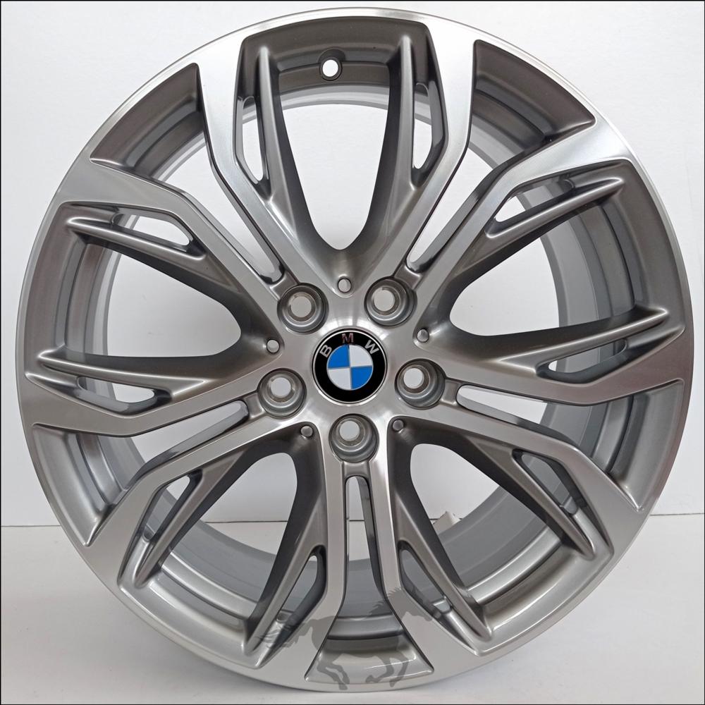 Cerchi in lega BMW modello B566 finitura ANTRACITE LUCIDO DIAMANTATO dimensioni 7,5x18